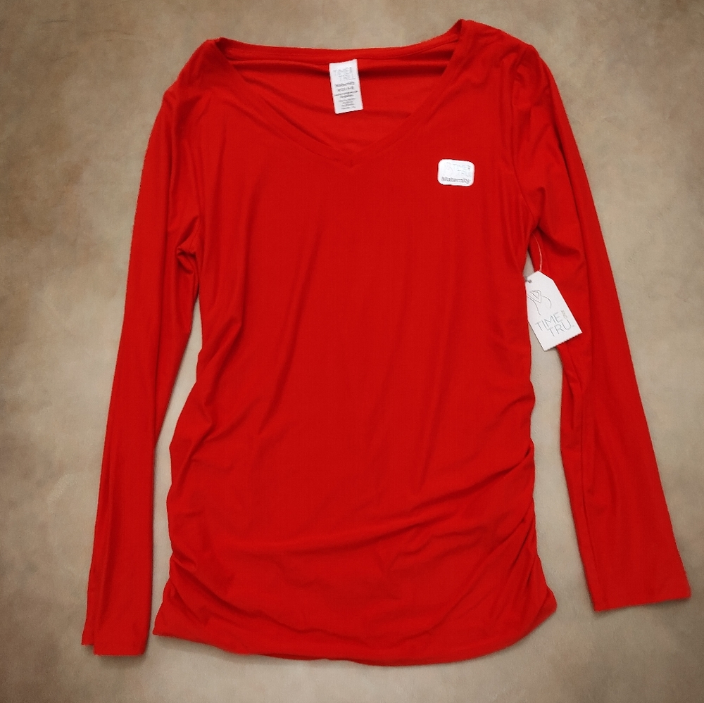 Time and tru maternity new Red Rover color size S 4-6